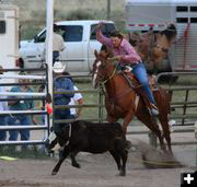 Calf roping