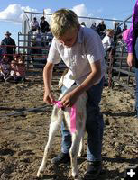 Goat tail tying