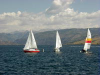 The Little America Sailing Regatta on Fremont Lake