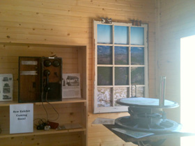 Lookout display at the Green Rivr Valley Museum