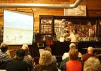 Dave Crowley gave a presentation about the Wagner Variant of the Lander Trail at the June 15 WAS meeting ath the Green River Valley Museum. Photo by Dawn Ballou, Pinedale Online!