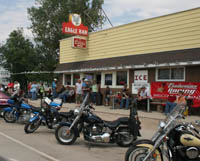 The Eagle Bar in downtown LaBarge. Photo by Dawn Ballou, Pinedale Online!