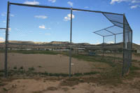 LaBarge baseball diamond near the town park. Photo by Dawn Ballou, Pinedale Online!