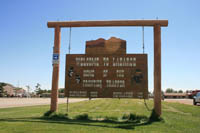 Welcome to LaBarge! Photo by Dawn Ballou, Pinedale Online!